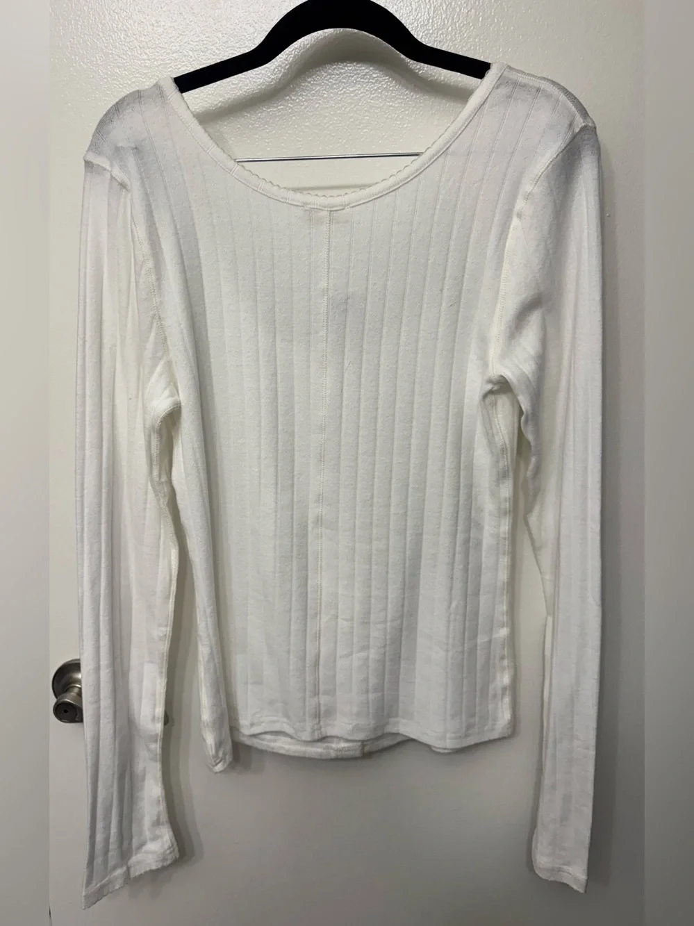 NWT Free People End Game Pointelle Top | Feminine Knit Blouse